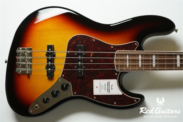 Made in Japan Traditional Late ’60s Jazz Bass - 3-Color Sunburst